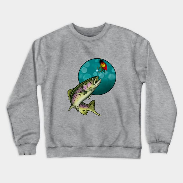 Big Fish Crewneck Sweatshirt by Inkoholic